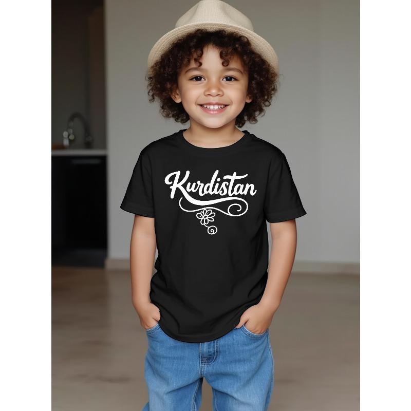 European Size Boys Round Neck Short Sleeved T Shirt with Unique English Print 98cm чёрный
European Size Boys Round Neck Short Sleeved T Shirt with Unique English Print 98cm чёрный