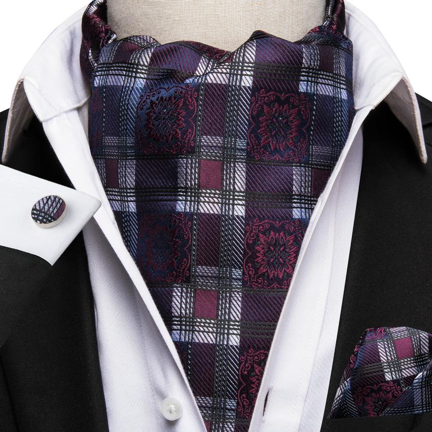 Hi-Tie, мужской фиолетовый новинка, шелковый шарф Ascot, набор галстуков для мужчин, носовой платок, набор запонок
Hi-Tie, мужской фиолетовый новинка, шелковый шарф Ascot, набор галстуков для мужчин, носовой платок, набор запонок