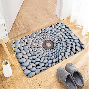 2D Spiral Pebble Stone Doormat Rustic Earthy Tone Swirl Pebble Pattern En Natural Home Decor Carpet Soft Non-Slip Welcome Mat 40x60cm
2D Spiral Pebble Stone Doormat Rustic Earthy Tone Swirl Pebble Pattern En Natural Home Decor Carpet Soft Non-Slip Welcome Mat 40x60cm