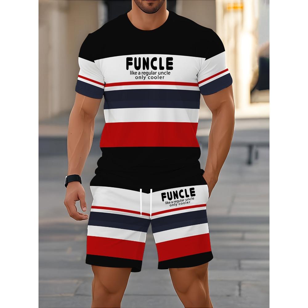 Summer Men s 3D Stripe Printed Sports Suit Fashion Versatile Trend Casual Breathable 6XL
Summer Men s 3D Stripe Printed Sports Suit Fashion Versatile Trend Casual Breathable 6XL