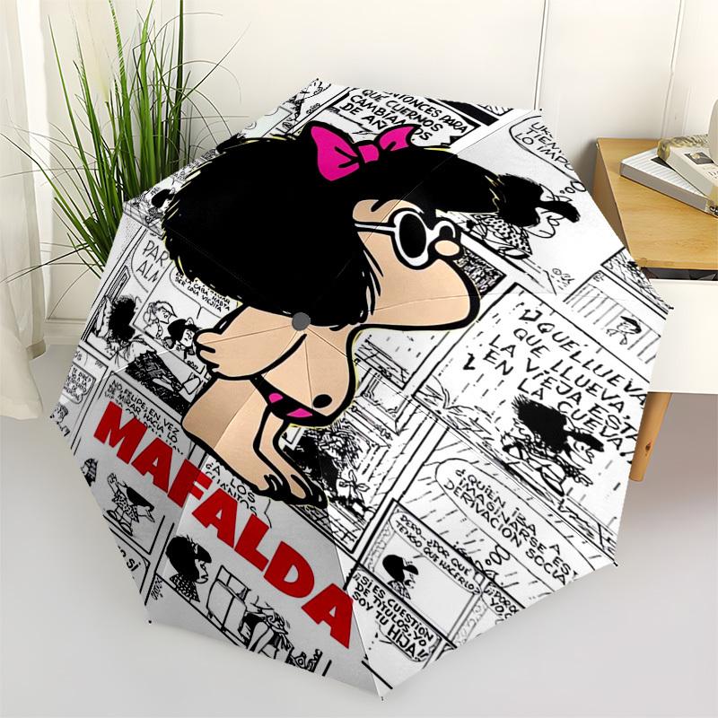 Comics, Mafalda Themed Automatic Opening and Closing Umbrella, Compact Travel Umbrella, Lightweight and Portable, Suitable for Beach Commuti
Comics, Mafalda Themed Automatic Opening and Closing Umbrella, Compact Travel Umbrella, Lightweight and Portable, Suitable for Beach Commuti
