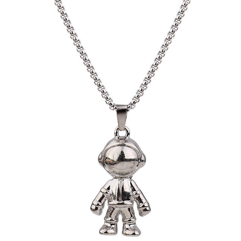 Children s Astronaut Pendant Necklace: Trendy Men’s Hip Hop Titanium Steel Disco Style
Children s Astronaut Pendant Necklace: Trendy Men’s Hip Hop Titanium Steel Disco Style