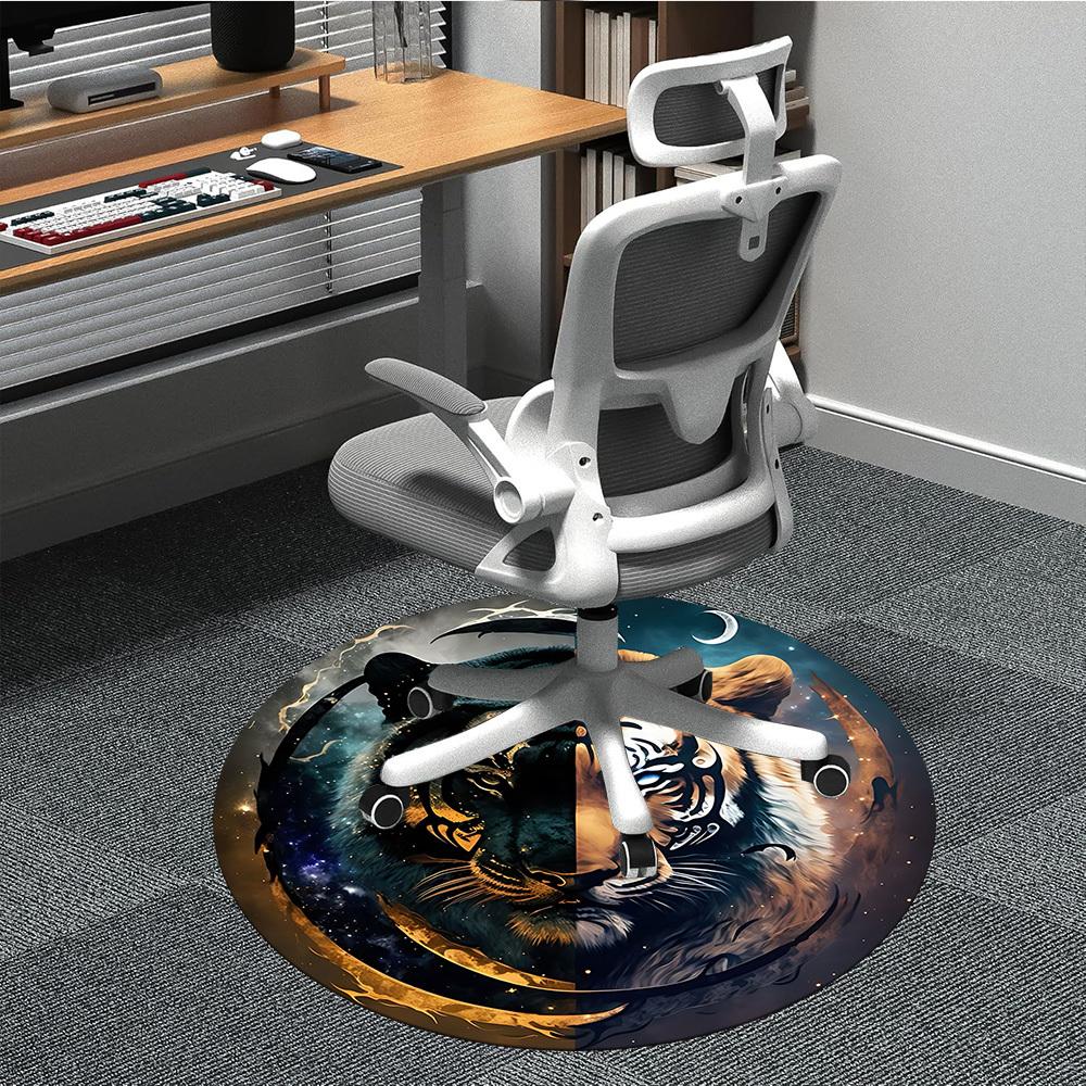 1pc Tiger Face Chair Carpet for Office Non-Slip, Machine Washable Rug for Office, Room - Polyester, Machine Made yy251029161 80cm by 80cm
1pc Tiger Face Chair Carpet for Office Non-Slip, Machine Washable Rug for Office, Room - Polyester, Machine Made yy251029161 80cm by 80cm