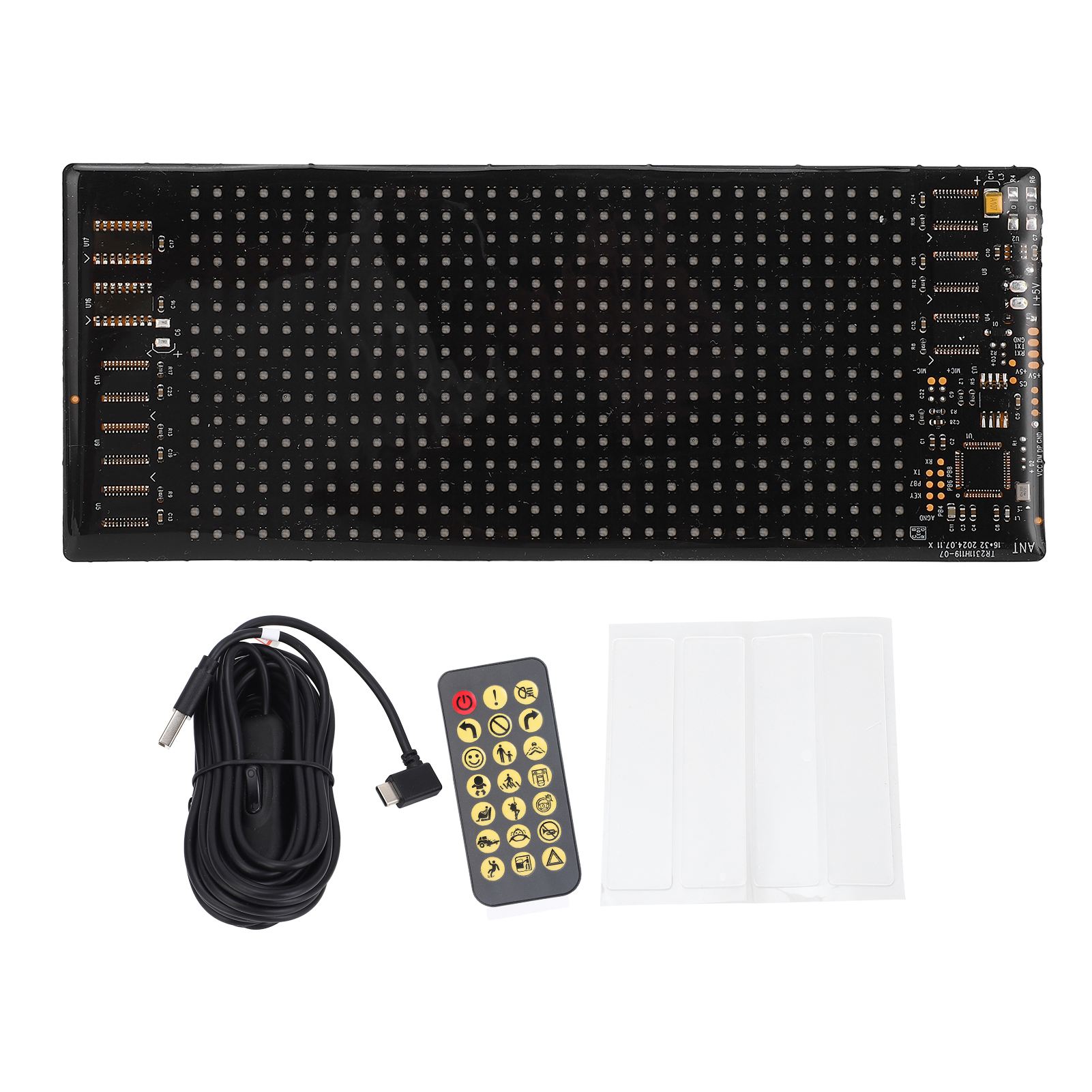 Flexible LED Panel USB 5V 16x32 Programmable Sign IP65 Water Proof 6.8x2.8 Inch Scrolling Display
Flexible LED Panel USB 5V 16x32 Programmable Sign IP65 Water Proof 6.8x2.8 Inch Scrolling Display