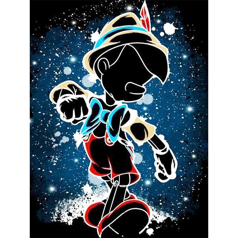 Disney Diamond Painting Pinocchio Silhouette Style Art Illustration 5D Cross Stitch Hanging Print 5D Puzzle Mosaic Embroidery Home Decoration Round 20x30cm
Disney Diamond Painting Pinocchio Silhouette Style Art Illustration 5D Cross Stitch Hanging Print 5D Puzzle Mosaic Embroidery Home Decoration Round 20x30cm