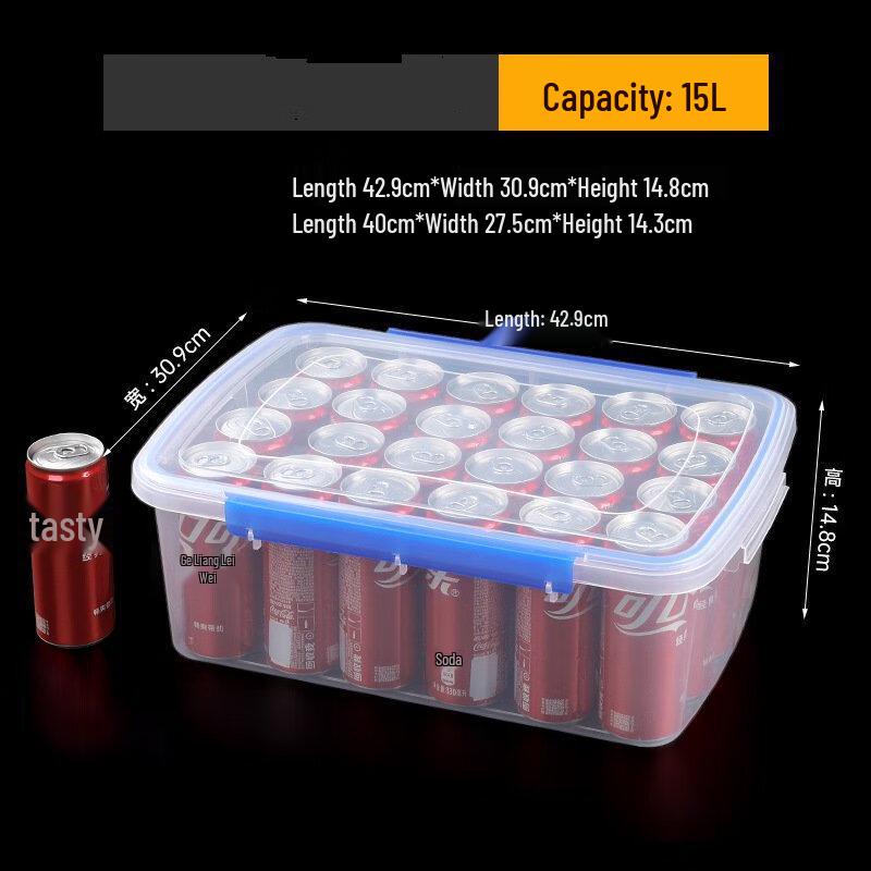 ZISIZ Прозрачный пластиковый контейнер для хранения продуктов
ZISIZ Прозрачный пластиковый контейнер для хранения продуктов