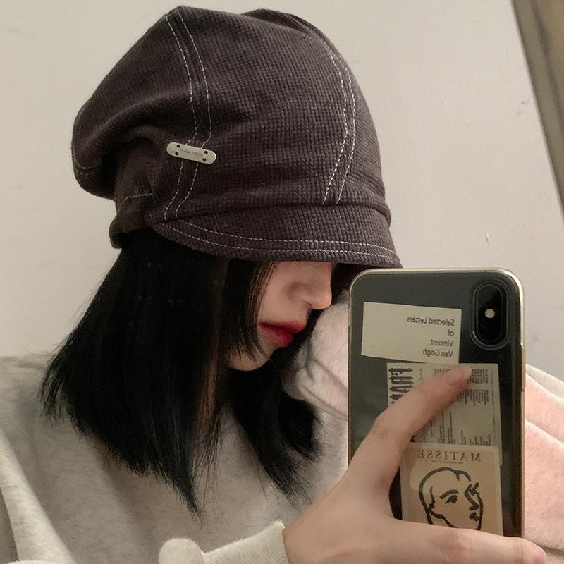 Knitted Slouchy Beanie Cuffed Fisherman Hat Winter Warm Foldable Brim Drawstring Cap Retro Streetwear Skull Cap L(58-60cm)
Knitted Slouchy Beanie Cuffed Fisherman Hat Winter Warm Foldable Brim Drawstring Cap Retro Streetwear Skull Cap L(58-60cm)