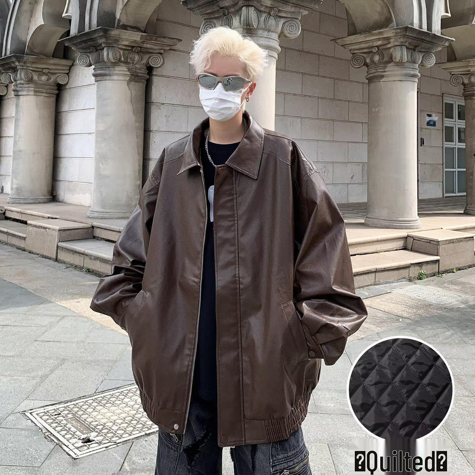 Men s High-End Retro PU Leather Jacket: Trendy, Casual, Loose-Fit with Lapel Design for Autumn and Winter M
Men s High-End Retro PU Leather Jacket: Trendy, Casual, Loose-Fit with Lapel Design for Autumn and Winter M