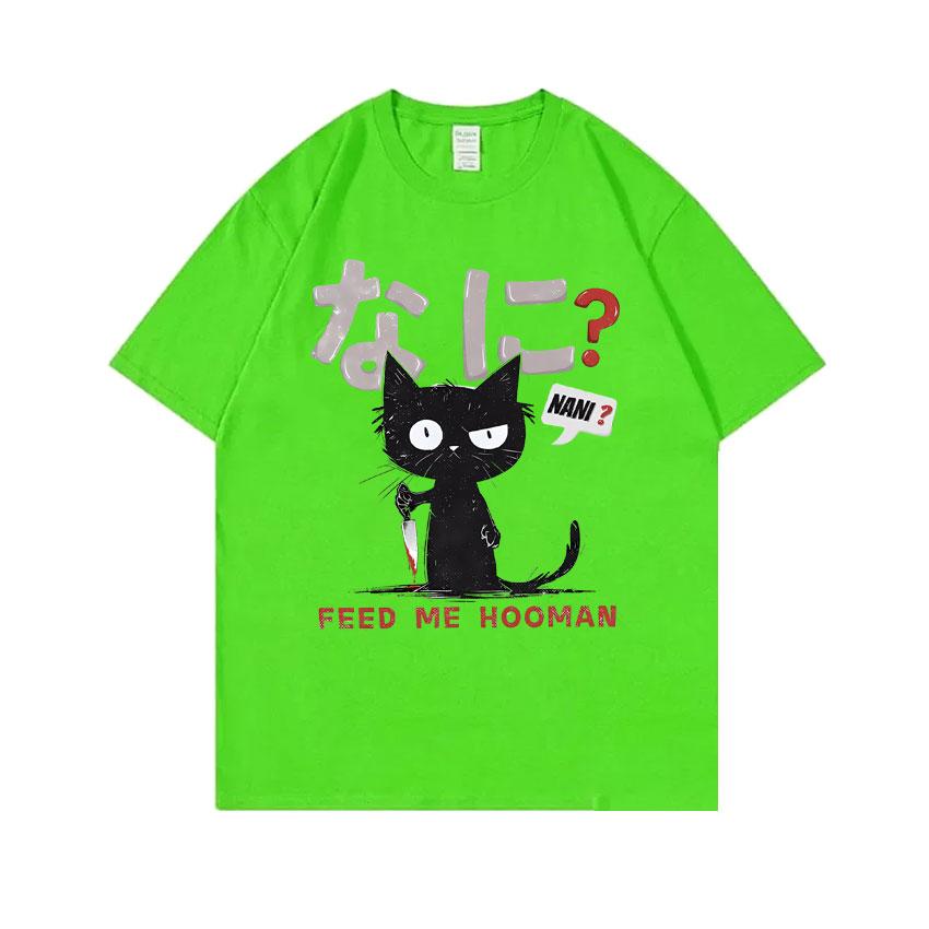 Japanese Vintage Black Cat Graphic T Shirt Nani Feed Me HooUnisex Japan Funny Meme Tshirt Unisex Women Unisexga Casual Oversized Tshirt 4XL
Japanese Vintage Black Cat Graphic T Shirt Nani Feed Me HooUnisex Japan Funny Meme Tshirt Unisex Women Unisexga Casual Oversized Tshirt 4XL