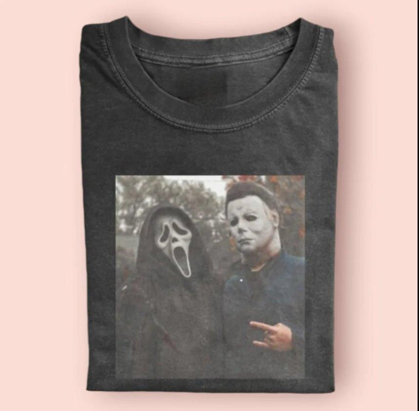 Ghost face Scream Michael Meyers Freddy Kreuger Halloween funny shirt 3XL
Ghost face Scream Michael Meyers Freddy Kreuger Halloween funny shirt 3XL