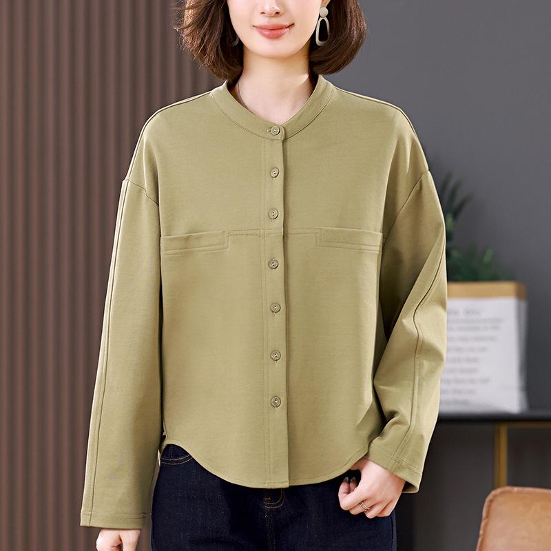 Women s Short Spring/Autumn Jacket 2024: Loose, Age-Reducing, Casual Round Neck Top L (110-120 jin)
Women s Short Spring/Autumn Jacket 2024: Loose, Age-Reducing, Casual Round Neck Top L (110-120 jin)