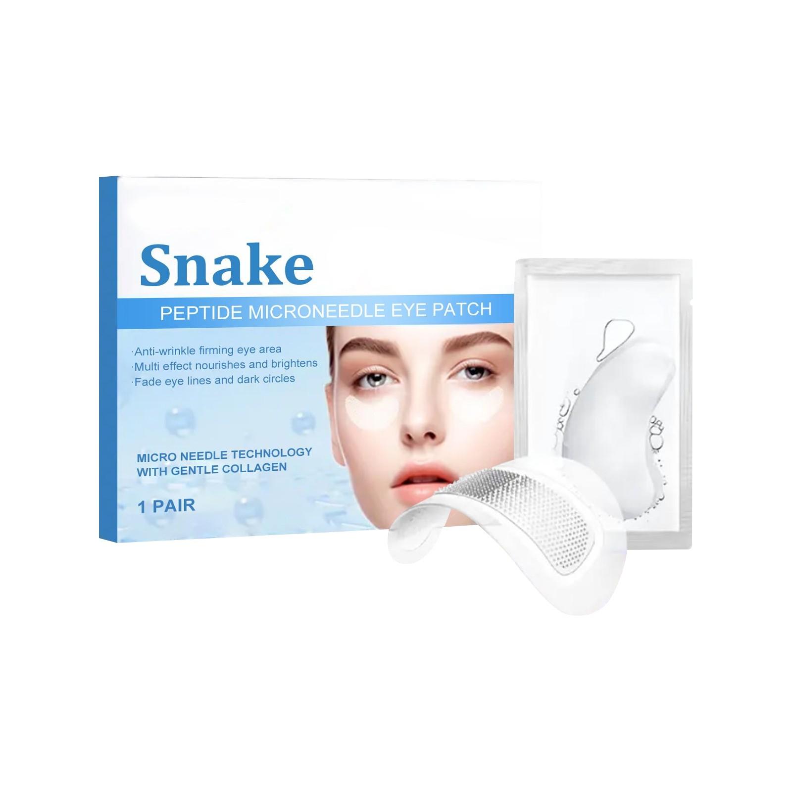 Snake Peptide Micro Needle Eye Patches Tighten, Fade Dark Circles And Puffy Eye Membranes(1 Pair/box) білий
Snake Peptide Micro Needle Eye Patches Tighten, Fade Dark Circles And Puffy Eye Membranes(1 Pair/box) білий