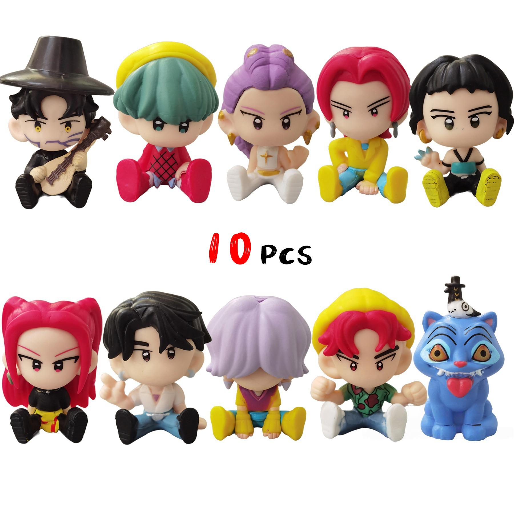 10pcs/Set Kpop Demon Hunters Action Figure Toy Derpys Tiger Rumi Mira Zoey Sussy Figurine Collection Model Doll For Fans Gift
10pcs/Set Kpop Demon Hunters Action Figure Toy Derpys Tiger Rumi Mira Zoey Sussy Figurine Collection Model Doll For Fans Gift