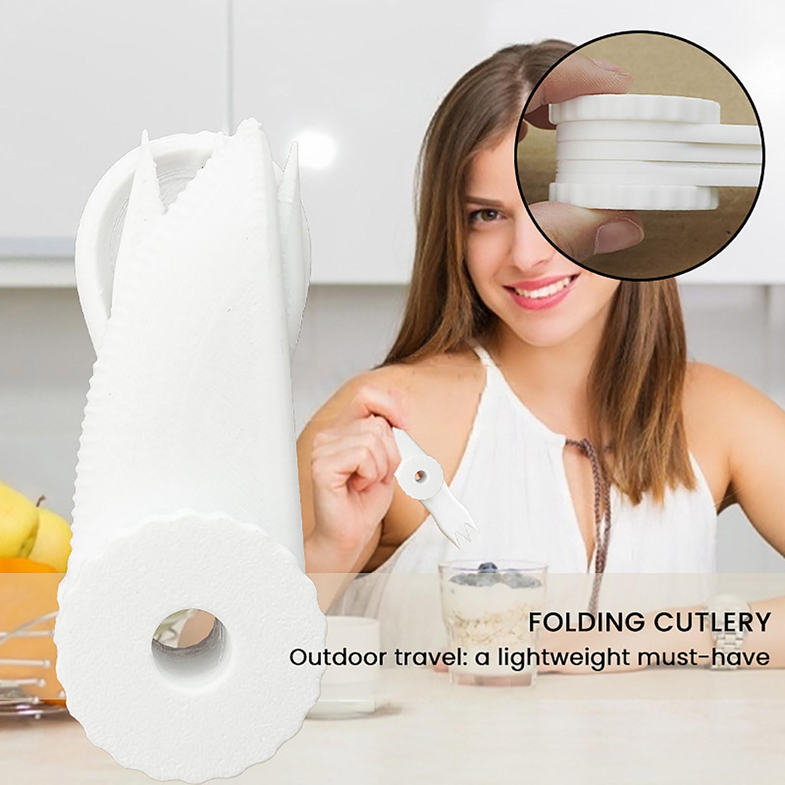 3D Printed Foldable Travel Cutlery Set – Lightweight Outdoor Spoon Fork Knife Combo One Size білий
3D Printed Foldable Travel Cutlery Set – Lightweight Outdoor Spoon Fork Knife Combo One Size білий