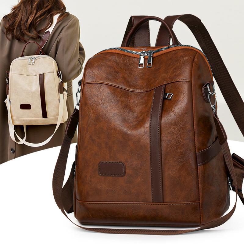 Soft Leather Backpack Women s Large Capacity Preppy Backpack Wear-resistant Lightweight Travel Bag
Soft Leather Backpack Women s Large Capacity Preppy Backpack Wear-resistant Lightweight Travel Bag
