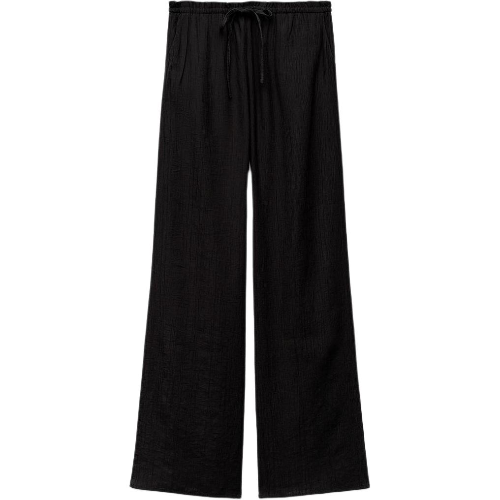 ZARA Mid-Rise Straight Leg Textured Casual Pants Women bottoms Solid-Color 4391450-800 S
ZARA Mid-Rise Straight Leg Textured Casual Pants Women bottoms Solid-Color 4391450-800 S