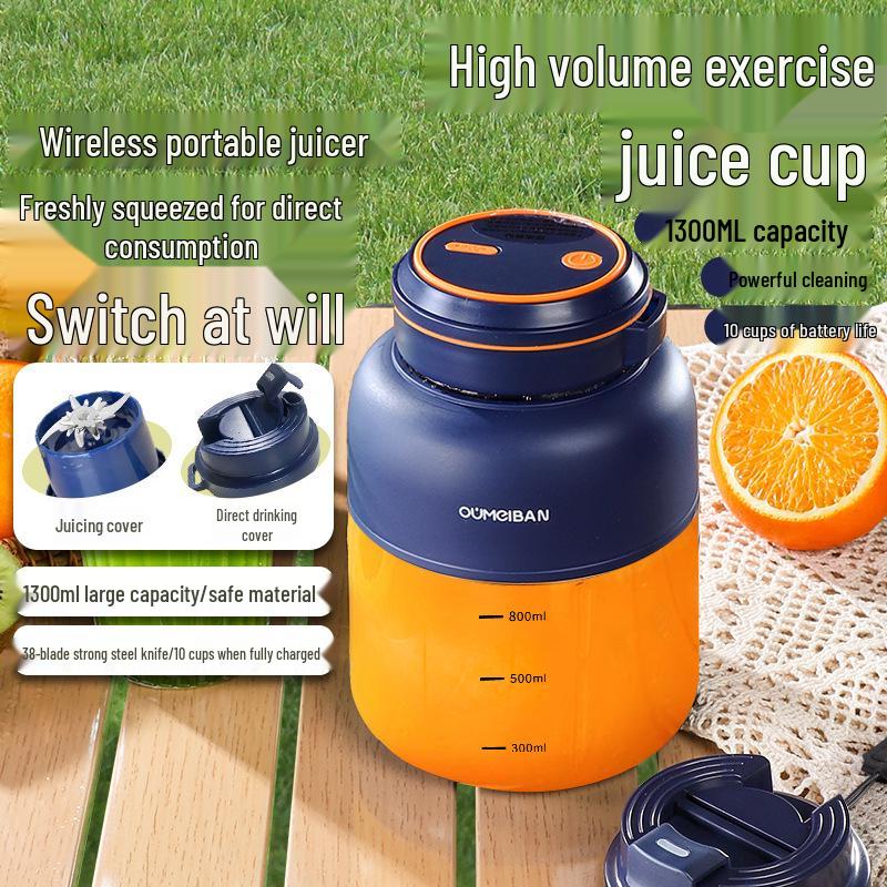 Rechargeable Electric Juicer Cup: High-Power, Multi-Functional, Large Capacity Portable Blender for Fresh Juice and Smoothies 1000-2000
Rechargeable Electric Juicer Cup: High-Power, Multi-Functional, Large Capacity Portable Blender for Fresh Juice and Smoothies 1000-2000