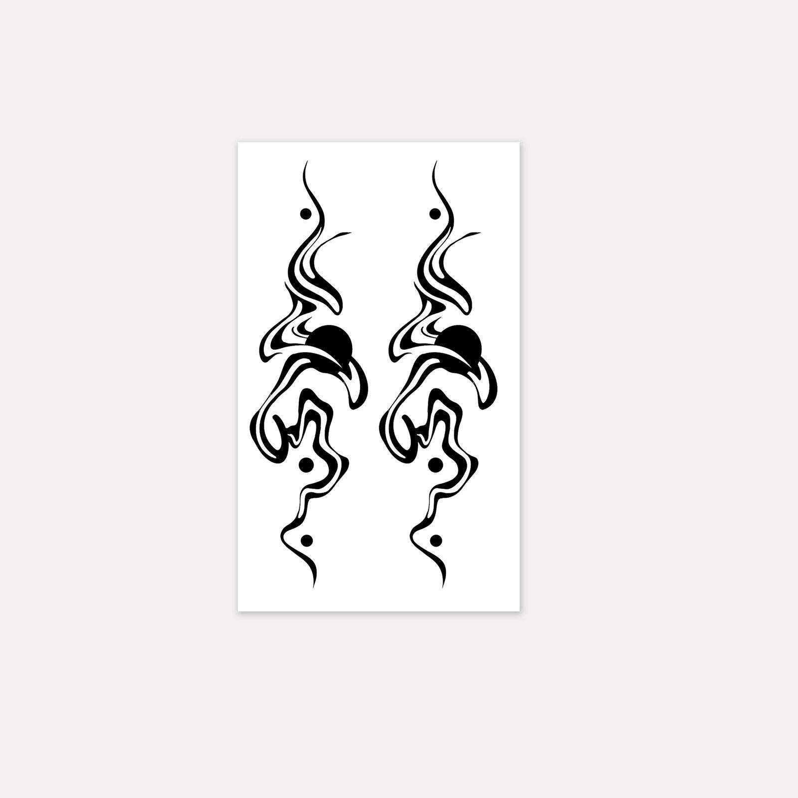 Abstract Curve Tattoo Sticker, Waterproof And Long-Lasting, Dark Flowing Lines, Male And Female Arm Tattoos 9*15
Abstract Curve Tattoo Sticker, Waterproof And Long-Lasting, Dark Flowing Lines, Male And Female Arm Tattoos 9*15
