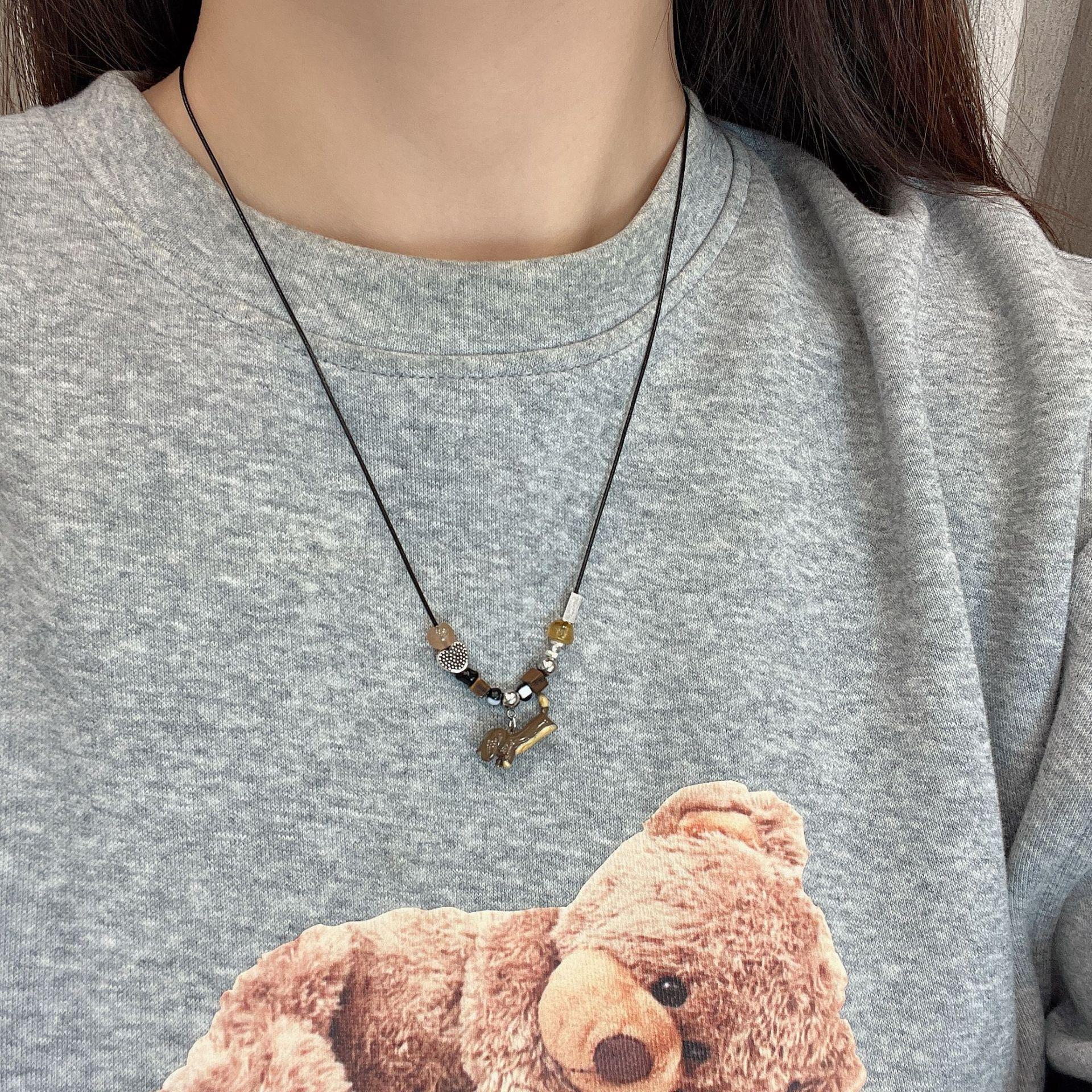 Плетеное ожерелье с изображением мультяшного щенка таксы — милое, уникальное колье-свитер для женщин, тренд осени/зимы N1188S Dachshund Pullout
Плетеное ожерелье с изображением мультяшного щенка таксы — милое, уникальное колье-свитер для женщин, тренд осени/зимы N1188S Dachshund Pullout