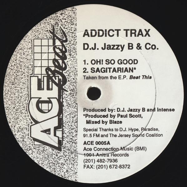 12inch Record D.J. JAZZY B & CO. - Addict Trax ACE0005 Ace Beat Record 1991 US Dance & Electronica Used
12inch Record D.J. JAZZY B & CO. - Addict Trax ACE0005 Ace Beat Record 1991 US Dance & Electronica Used
