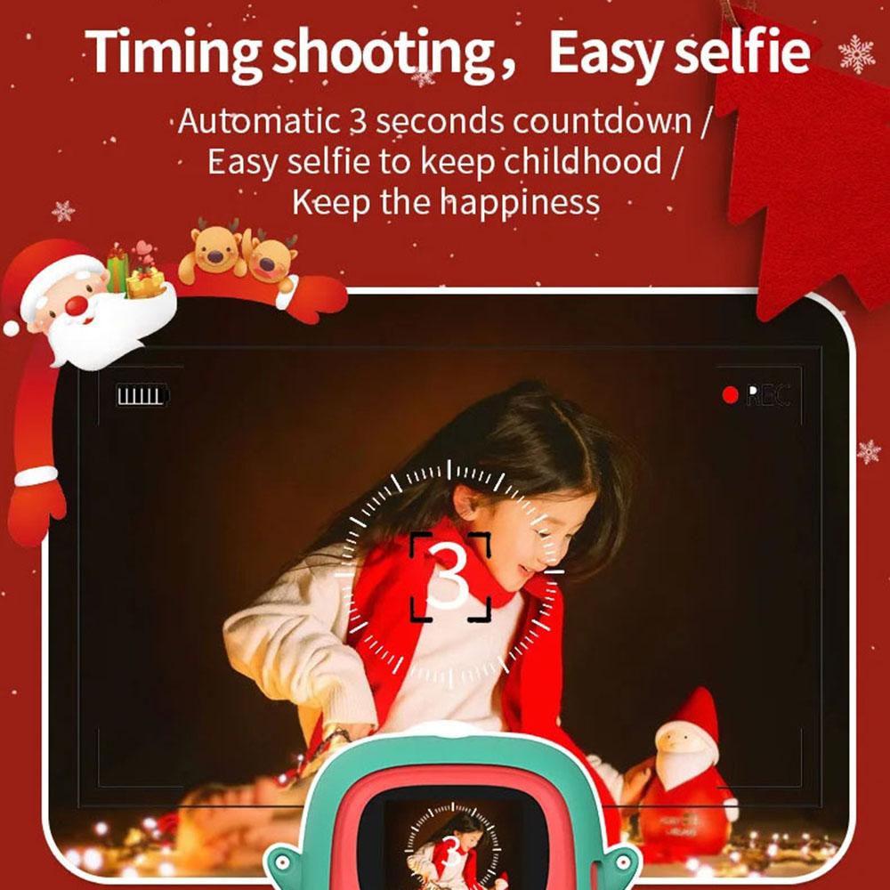 Christmas Style 2.0-inch Screen Children HD Digital Camera Instant Photo Printer with 32G TF Card+Card Reader A
Christmas Style 2.0-inch Screen Children HD Digital Camera Instant Photo Printer with 32G TF Card+Card Reader A