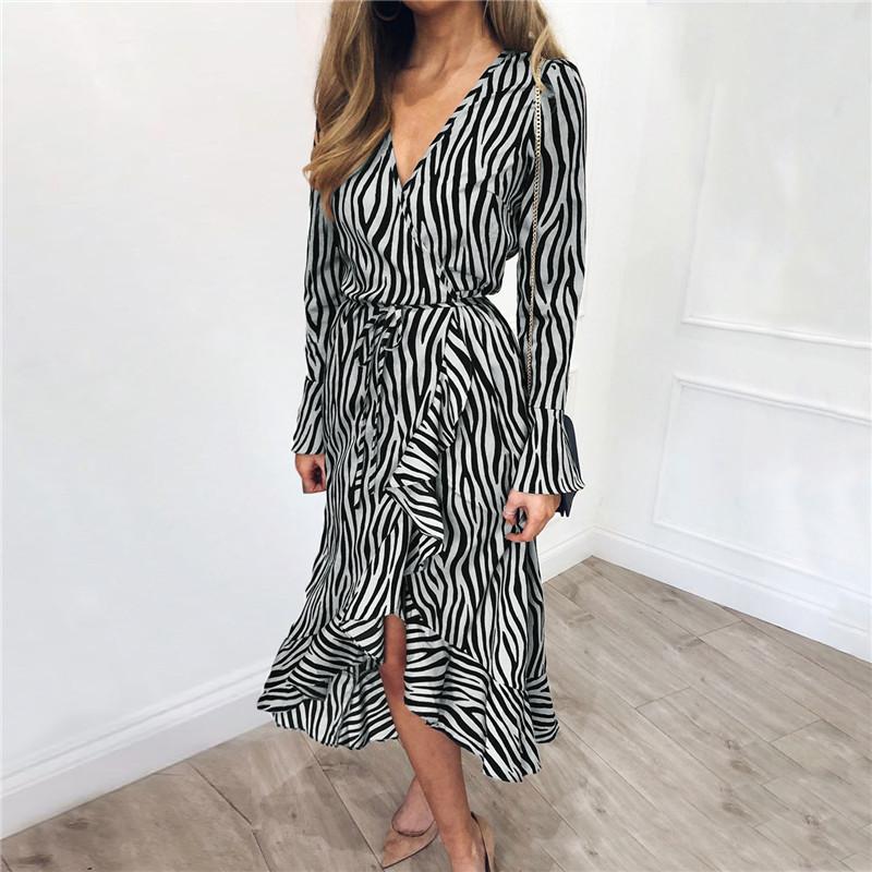 2019 Sexy V-Neck Tiger Pattern Long Sleeve Chiffon Dress Women s Versatile XXL сірий колір
2019 Sexy V-Neck Tiger Pattern Long Sleeve Chiffon Dress Women s Versatile XXL сірий колір
