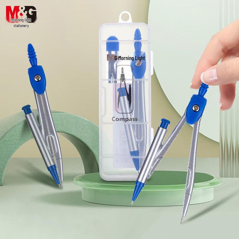 M&G Student Compass with Lead Refill & Ruler for Drawing Circles
M&G Student Compass with Lead Refill & Ruler for Drawing Circles