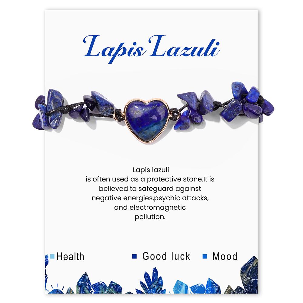 Богемский браслет из натурального камня неправильной формы, браслет-шарм с бусинами из лазурита и аметистов, с подвеской в виде сердца, регулируемый, женский, ювелирное изделие Adjustable
Богемский браслет из натурального камня неправильной формы, браслет-шарм с бусинами из лазурита и аметистов, с подвеской в виде сердца, регулируемый, женский, ювелирное изделие Adjustable