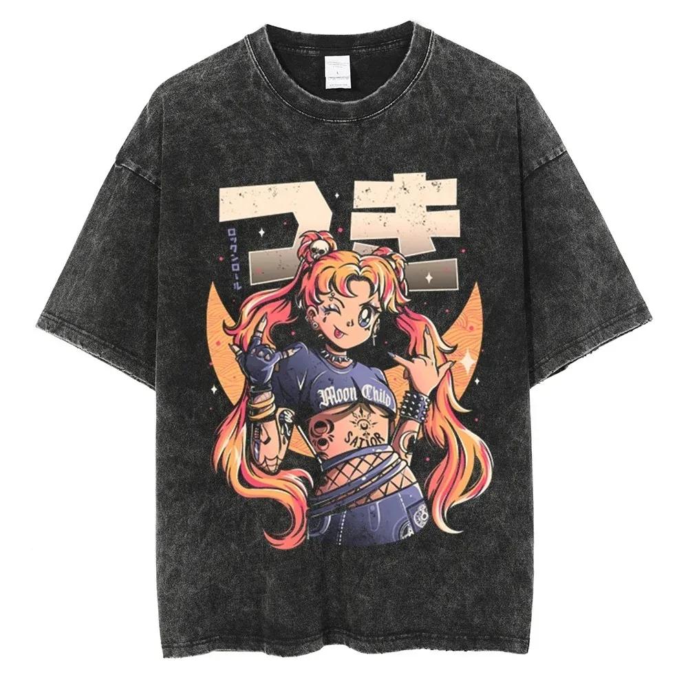 Beautiful Girl Warrior Retro Washed Men s T-shirt Printed Summer American Street Hip Hop Women s Super Large Short S
Beautiful Girl Warrior Retro Washed Men s T-shirt Printed Summer American Street Hip Hop Women s Super Large Short S