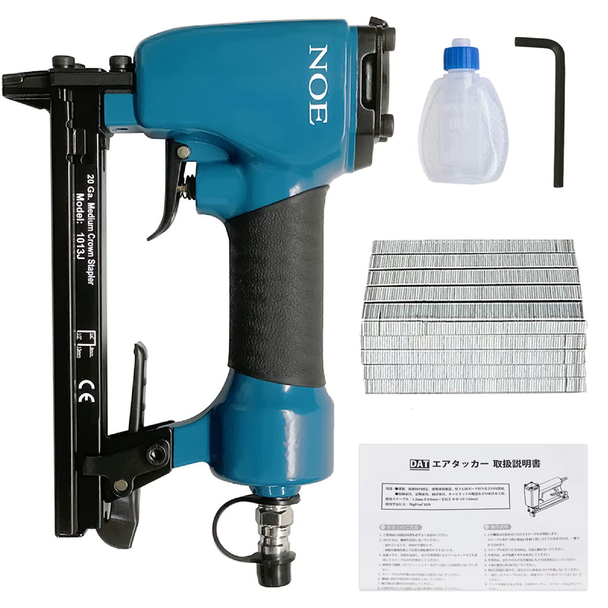 NOE Air Tacker Staple Machine Finish Nailer 1013J Needles 5000 шт. Японська інструкція з експлуатації в комплекті
NOE Air Tacker Staple Machine Finish Nailer 1013J Needles 5000 шт. Японська інструкція з експлуатації в комплекті