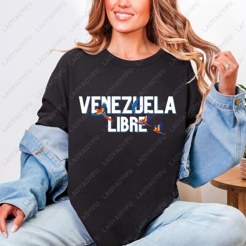Venezuelan Printing Tshirt Venezuela Freedom Unisex Tees High Quality Cotton Shortsleeve Tops Vintage Aesthetic Graphic TShirt 4XL
Venezuelan Printing Tshirt Venezuela Freedom Unisex Tees High Quality Cotton Shortsleeve Tops Vintage Aesthetic Graphic TShirt 4XL
