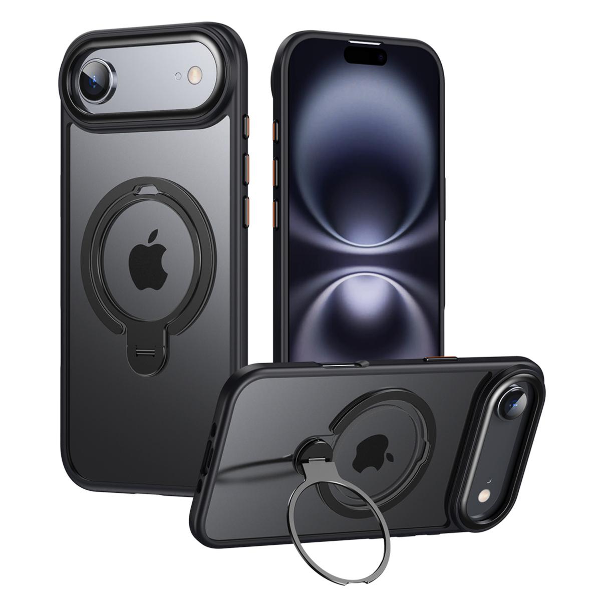 For iPhone 17 Air Phone Case Compatible with MagSafe Kickstand Matte Back Cover Black
For iPhone 17 Air Phone Case Compatible with MagSafe Kickstand Matte Back Cover Black