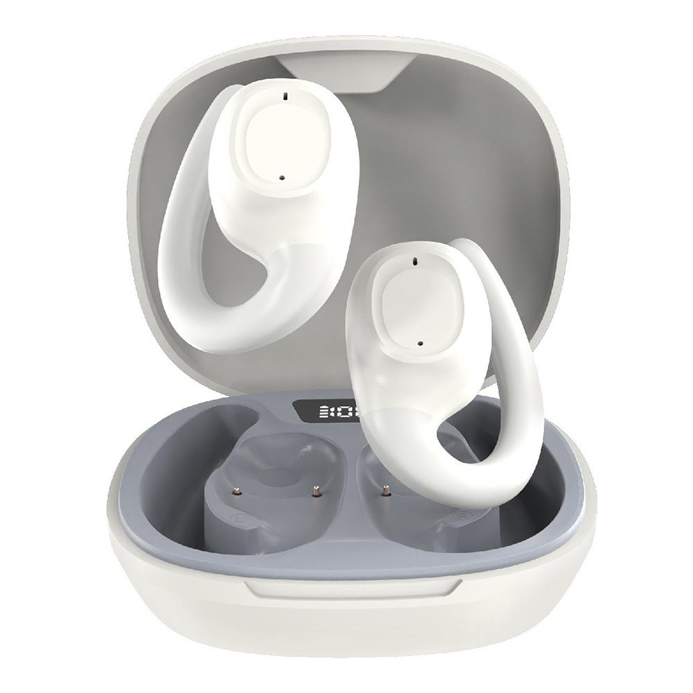 X3 1 Pair OWS Wireless Headsets Open-Ear Bluetooth-compatible Earphones Running Headphones White
X3 1 Pair OWS Wireless Headsets Open-Ear Bluetooth-compatible Earphones Running Headphones White