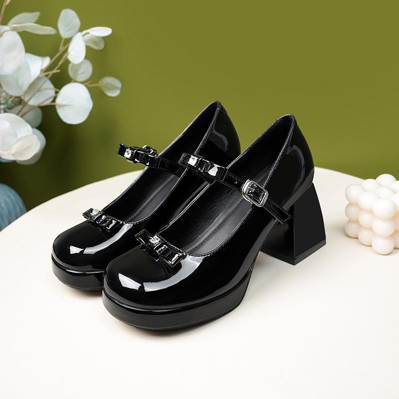 2025 Spring New Womens High Heels High Quality Women s Leather Shoes With Thick Heels Fashionable Women s Banquet Wedding Shoes 34
2025 Spring New Womens High Heels High Quality Women s Leather Shoes With Thick Heels Fashionable Women s Banquet Wedding Shoes 34