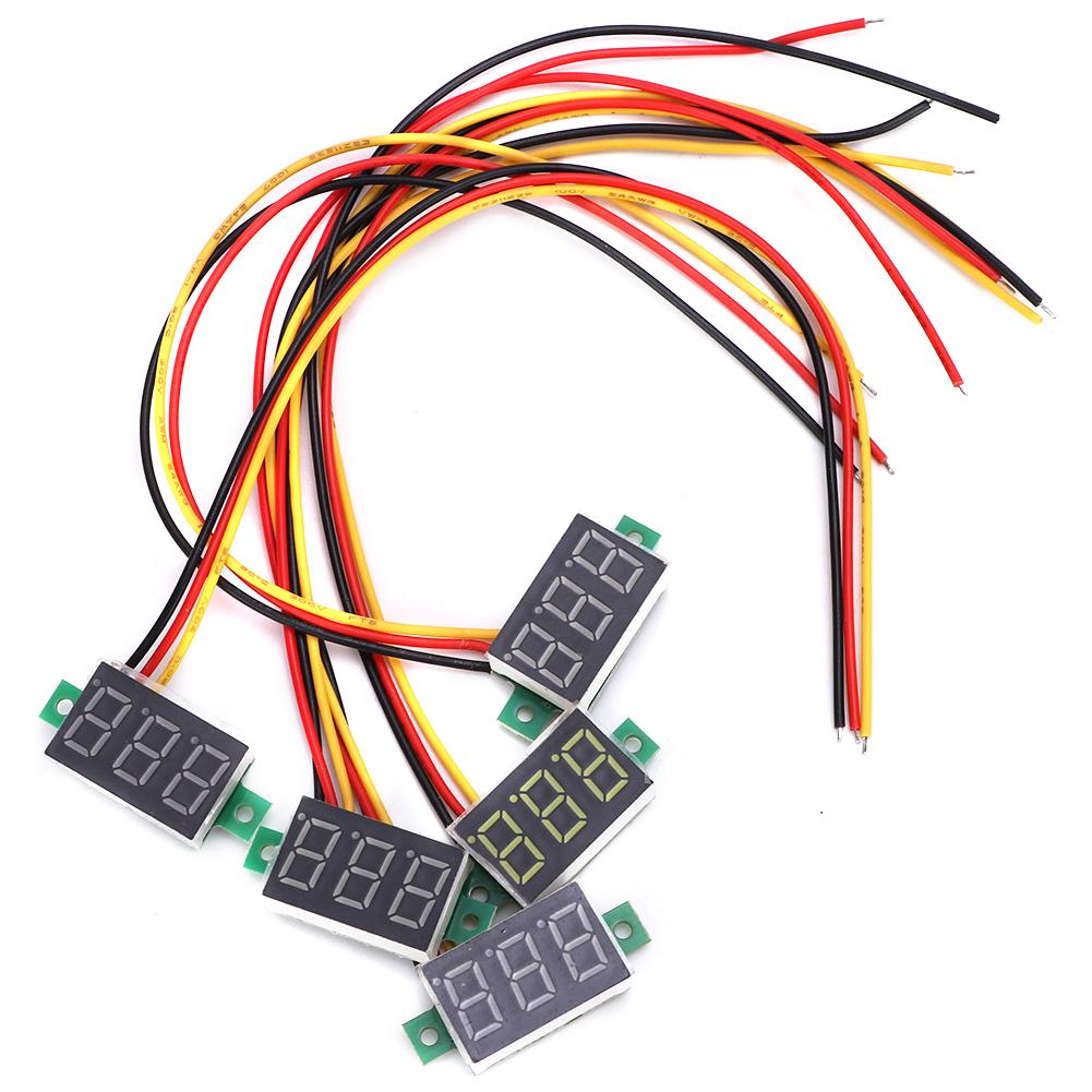 5pcs 0.36 Inch LED Digital Tube Mini Voltmeter DC 0100V 3Wire Voltage Tester Gauge 5 Colors
5pcs 0.36 Inch LED Digital Tube Mini Voltmeter DC 0100V 3Wire Voltage Tester Gauge 5 Colors