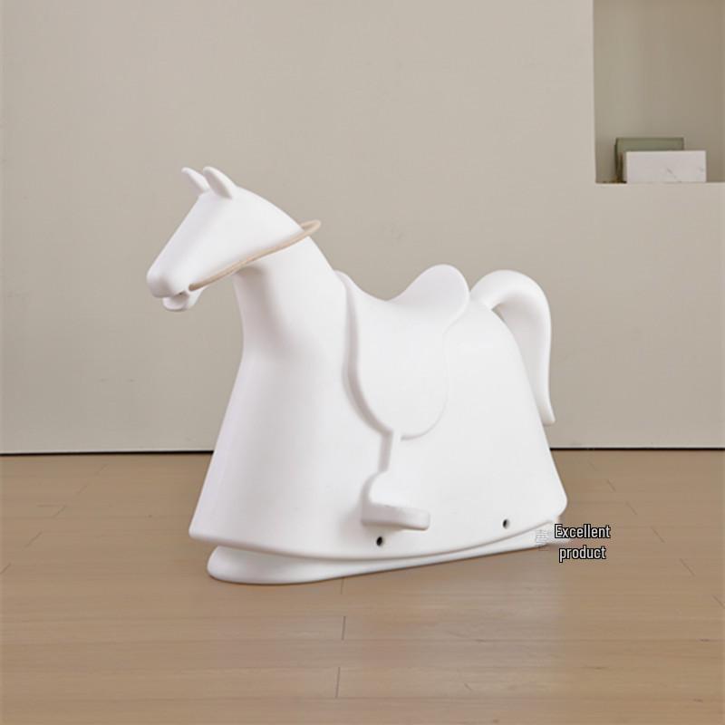 Nordic Children s Rocking Horse Toy Stool - Creative Display Item and Baby Chair for Home or Mall 95*50.5*71.5 cm белый
Nordic Children s Rocking Horse Toy Stool - Creative Display Item and Baby Chair for Home or Mall 95*50.5*71.5 cm белый