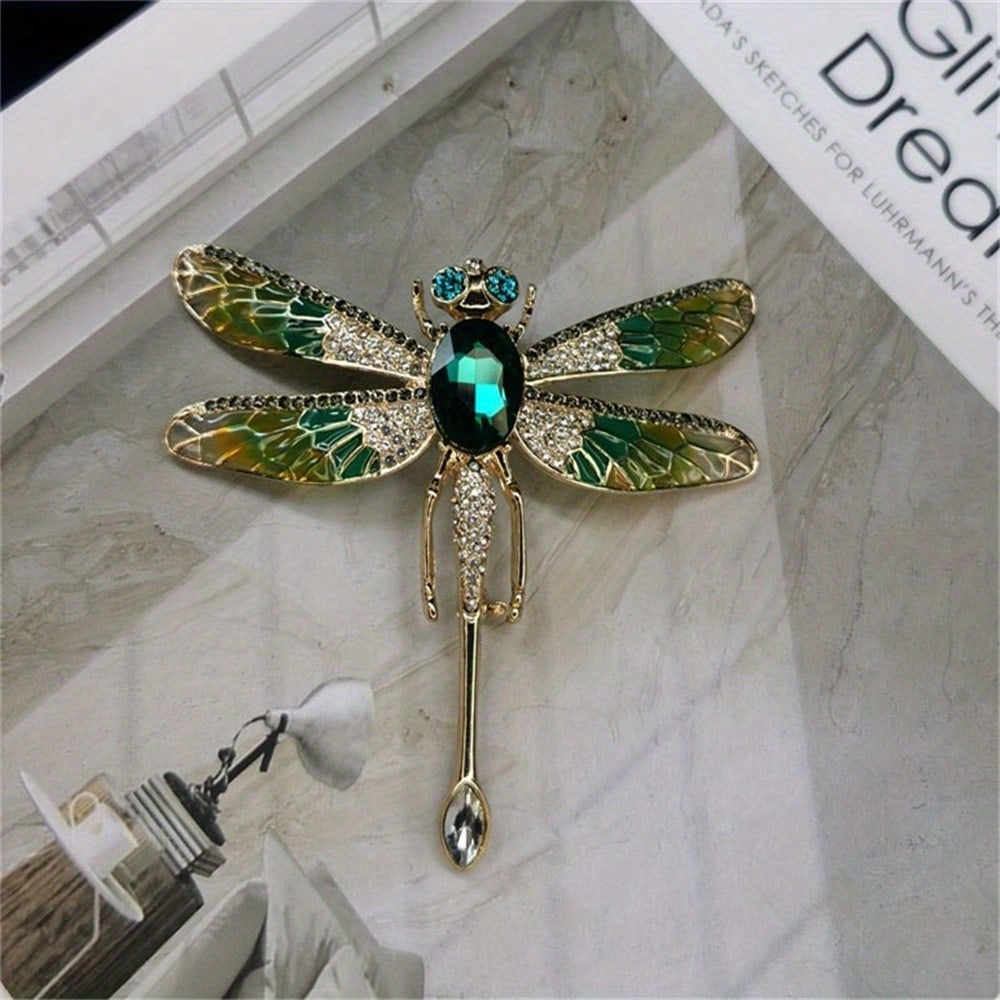 Agile Wings Dragonfly Brooch Qingdao Galaxy Memoir Retro Drip Oil Insect Green Crystal Women s Chest Flower Pin
Agile Wings Dragonfly Brooch Qingdao Galaxy Memoir Retro Drip Oil Insect Green Crystal Women s Chest Flower Pin