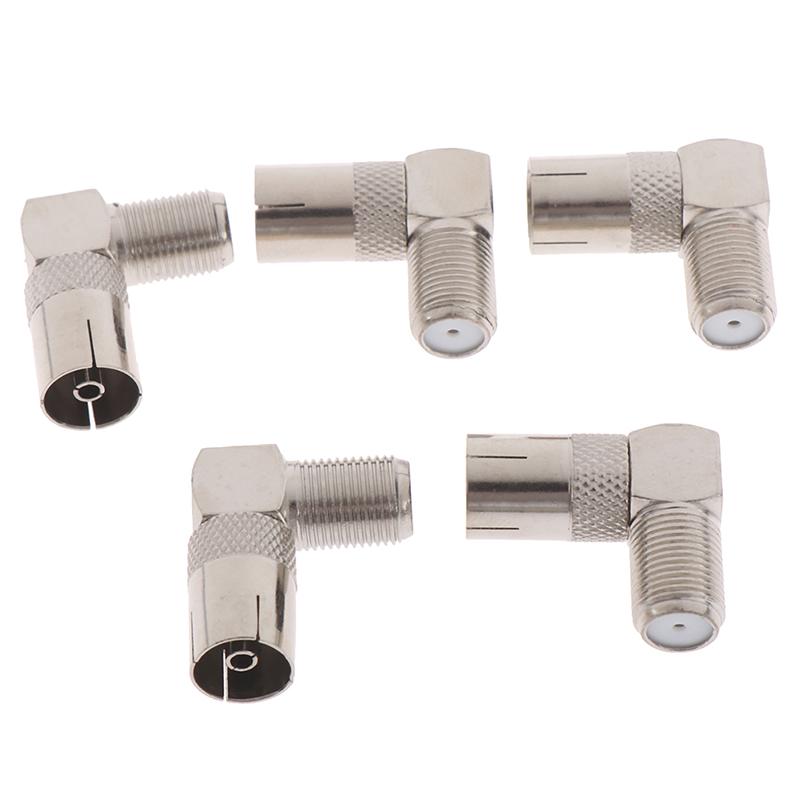 5Pcs Rf коаксіальний 90 прямокутний з єднувач для телевізійної антени F Гнездо до гнізда ТВ One Size
5Pcs Rf коаксіальний 90 прямокутний з єднувач для телевізійної антени F Гнездо до гнізда ТВ One Size