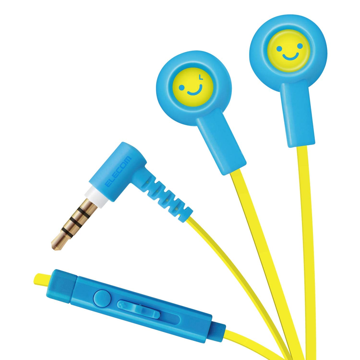 ELECOM Smile 1 Stereo Earphones with Microphone, Tangle-Free Flat Cable, 1.2m (Y-Type), Compatible with iPhones and Smartphones, 3.5mm Diameter,
ELECOM Smile 1 Stereo Earphones with Microphone, Tangle-Free Flat Cable, 1.2m (Y-Type), Compatible with iPhones and Smartphones, 3.5mm Diameter,
