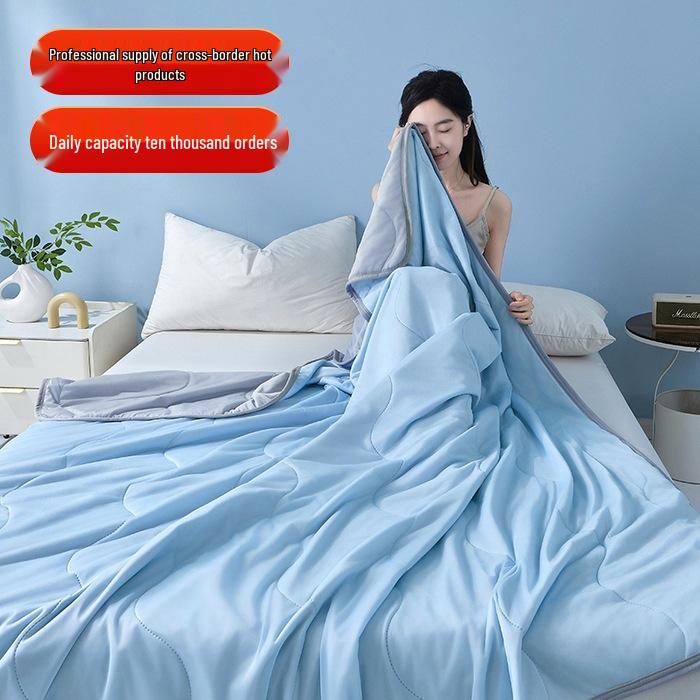 Silk Summer Ice Cream-Themed Air Conditioning Quilt – Solid Color, Machine Washable, Home Use 70x100 cm (Color Random)
Silk Summer Ice Cream-Themed Air Conditioning Quilt – Solid Color, Machine Washable, Home Use 70x100 cm (Color Random)