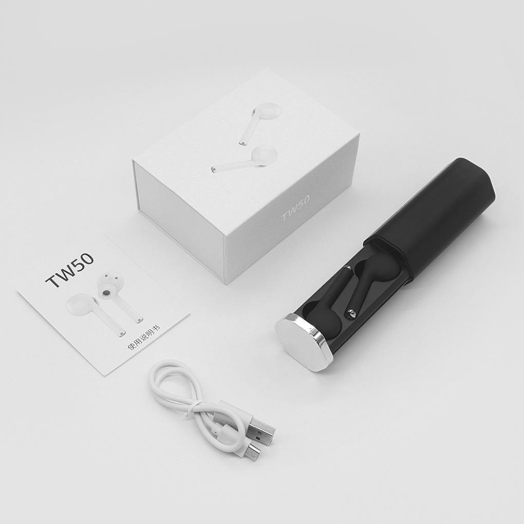 TW50 5.0 Headset Stereo Wireless Smart Noise Reduction Headphones Microphone Cordless Earphone
TW50 5.0 Headset Stereo Wireless Smart Noise Reduction Headphones Microphone Cordless Earphone