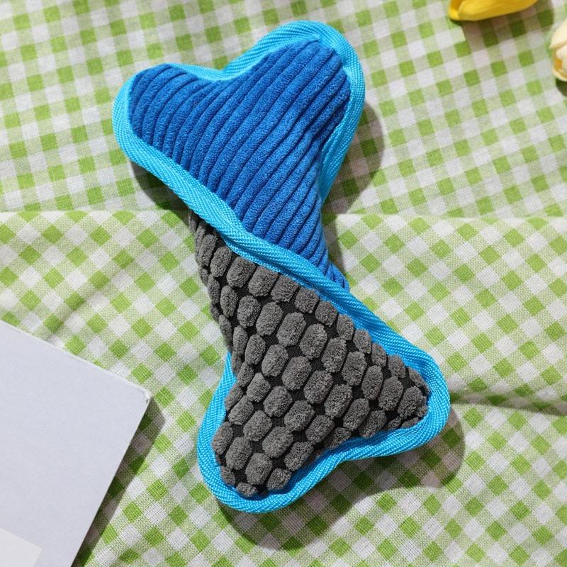 1pc Dog Toy Squeaky Plush Bone Toy Sound Interactive Pet Toy Corn Velvet Edge Bone Chew Play Toy 21.5x12.5x5.5cm синий
1pc Dog Toy Squeaky Plush Bone Toy Sound Interactive Pet Toy Corn Velvet Edge Bone Chew Play Toy 21.5x12.5x5.5cm синий