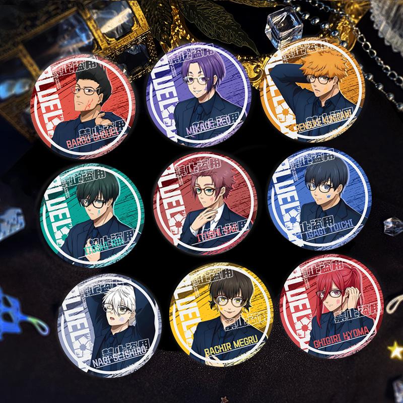 Blue Lock Laser Badge: Bachira, Isagi, Chigiri, Nagi Characters Merchandise 58mm Laser Badge (Graffiti Theme)
Blue Lock Laser Badge: Bachira, Isagi, Chigiri, Nagi Characters Merchandise 58mm Laser Badge (Graffiti Theme)