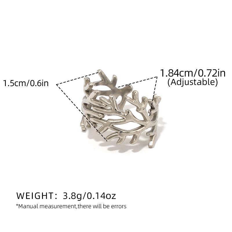 Minimalist Hollow Tree Branch Earclip 18K Gold Color Plated Stainless Steel Stackable Rings For Women s Waterproof Zircon resizable
Minimalist Hollow Tree Branch Earclip 18K Gold Color Plated Stainless Steel Stackable Rings For Women s Waterproof Zircon resizable