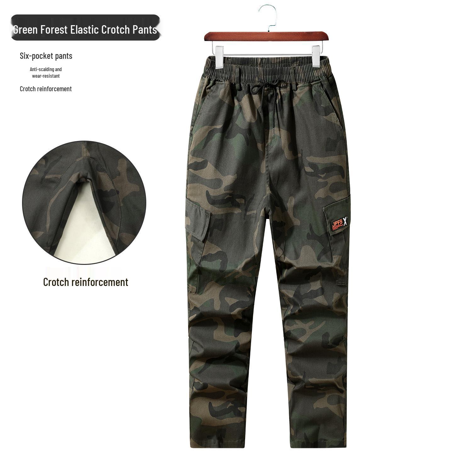 Men s Elastic Skinny Multi-Pocket Camouflage Cargo Trousers - Wear-Resistant, Plus Crotch, Casual Workwear for Spring & Autumn 185 (160-180 lbs)
Men s Elastic Skinny Multi-Pocket Camouflage Cargo Trousers - Wear-Resistant, Plus Crotch, Casual Workwear for Spring & Autumn 185 (160-180 lbs)