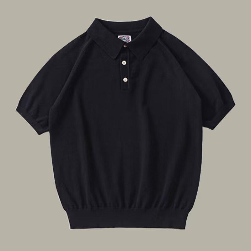 Мужская легкая приталенная рубашка поло - Дышащая, с коротким рукавом, вязаный топ в стиле business casual для лета. M чёрный
Мужская легкая приталенная рубашка поло - Дышащая, с коротким рукавом, вязаный топ в стиле business casual для лета. M чёрный