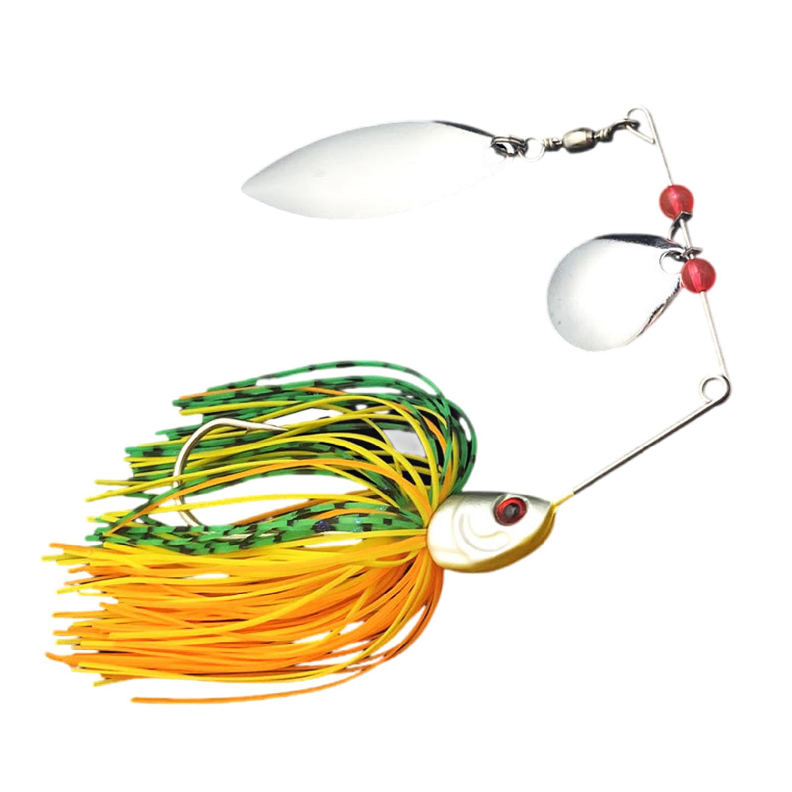 Spinnerbait Fishing Lure Silicone Skirt Spinner Lures Baits Metal Hard Artificial Fishing Baits Swim Jigs Bass Baits 1
Spinnerbait Fishing Lure Silicone Skirt Spinner Lures Baits Metal Hard Artificial Fishing Baits Swim Jigs Bass Baits 1