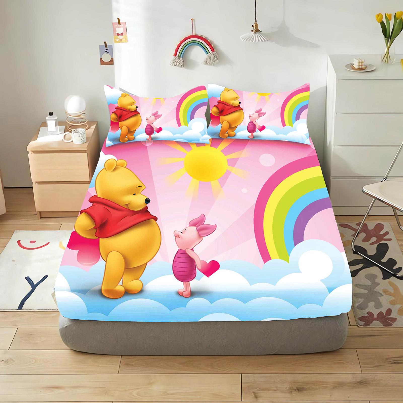 Winnie The Pooh Anime Fitted Sheet Bedding Set Suitable For Children And Adults King Size Twin Bed Cover Full Luxury 90x190x25cm
Winnie The Pooh Anime Fitted Sheet Bedding Set Suitable For Children And Adults King Size Twin Bed Cover Full Luxury 90x190x25cm