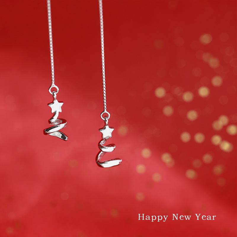 Серьги-продевки из стерлингового серебра 925 пробы в виде вращающихся звезд с длинной кисточкой Standard
Серьги-продевки из стерлингового серебра 925 пробы в виде вращающихся звезд с длинной кисточкой Standard