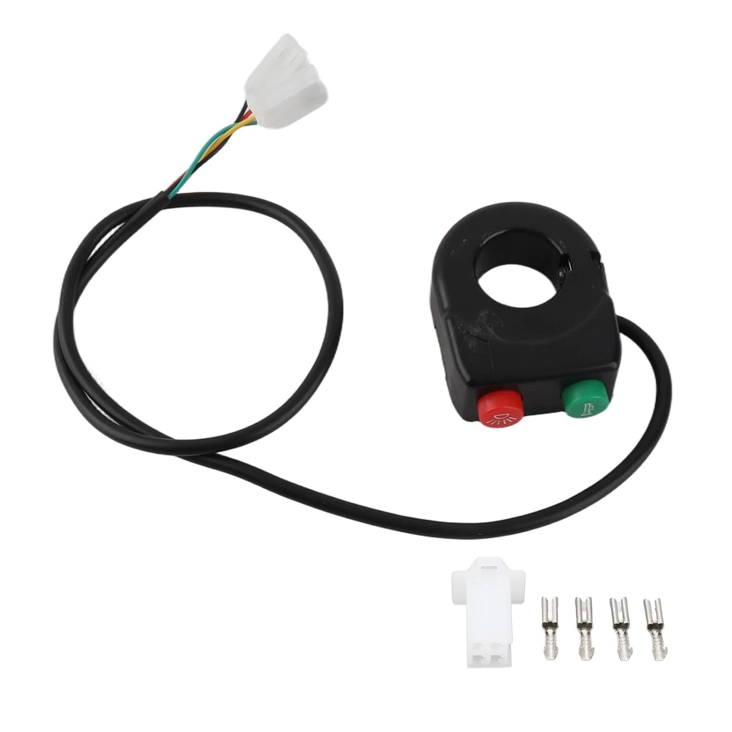 EVGATSAUTO Auto Headlight Switch,12V Hamdlebar Button Switch Light On-Off Button Handlebar Switchs for Motorcycle Scooter Handlebar Turn Switchs
EVGATSAUTO Auto Headlight Switch,12V Hamdlebar Button Switch Light On-Off Button Handlebar Switchs for Motorcycle Scooter Handlebar Turn Switchs